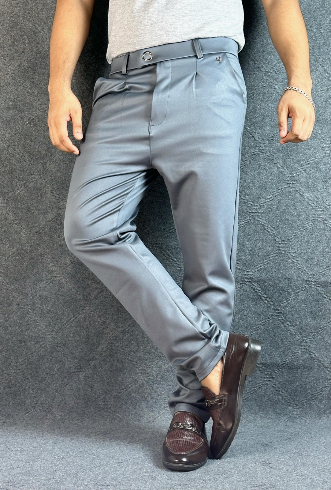 আকাশি কালার ফর্মাল প্যান্ট-G